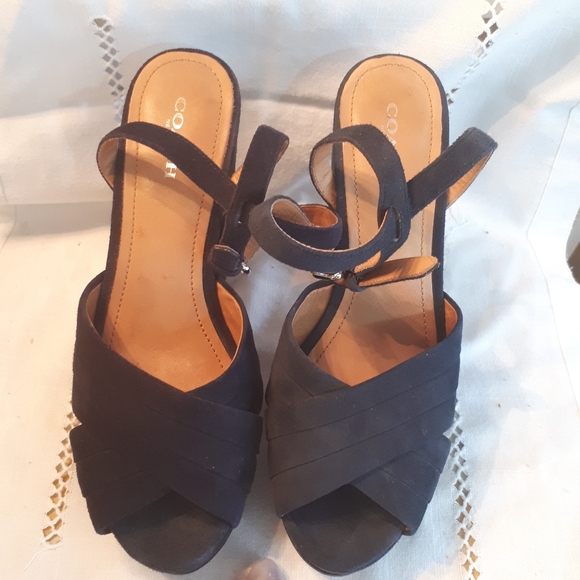 Coach platform heels s 7 - Picture 4 of 8